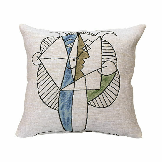 Cushion cover "Tête de faune Chevelu" by Pablo Picasso