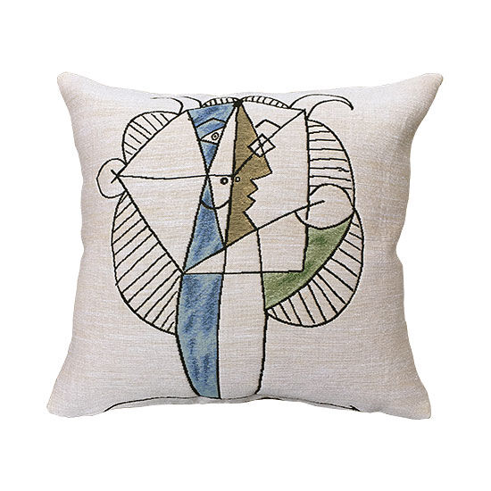 Housse de coussin "Tête de faune Chevelu" de Pablo Picasso