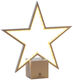 Oggetto luminoso a LED senza fili "Star" (piccolo, altezza 33,5 cm), dimmerabile