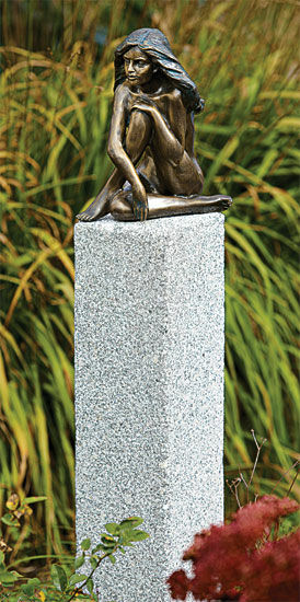 Garden sculpture "Demi" (version with stele)