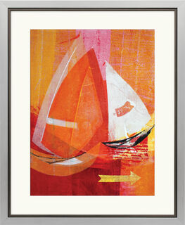 Picture "Two Light Sails", framed by Jörgen Habedank