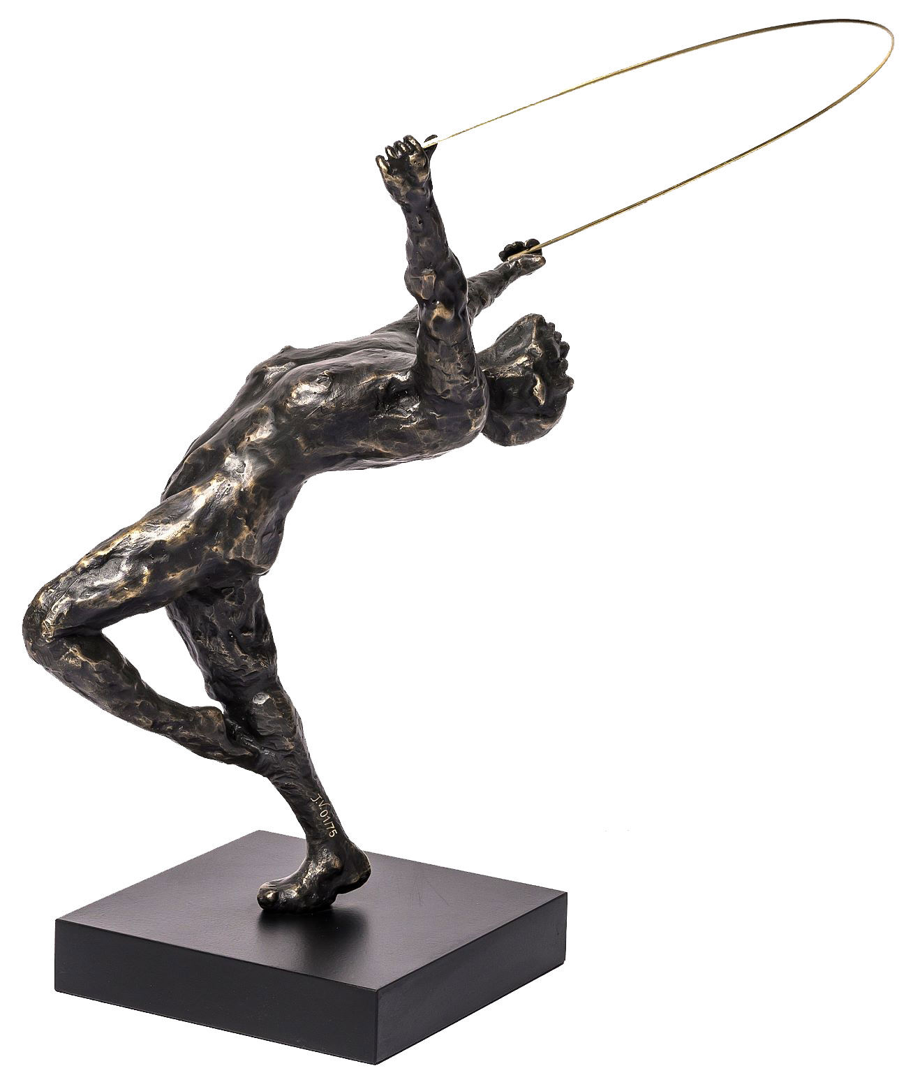 Sculpture "Ribbon Dancer", bronze de Jacques Vanroose