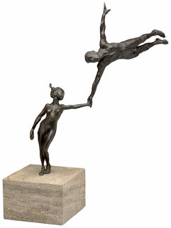 Sculpture "Trust - Partnership Trick", bronze by Antonio de Andrés-Gayón