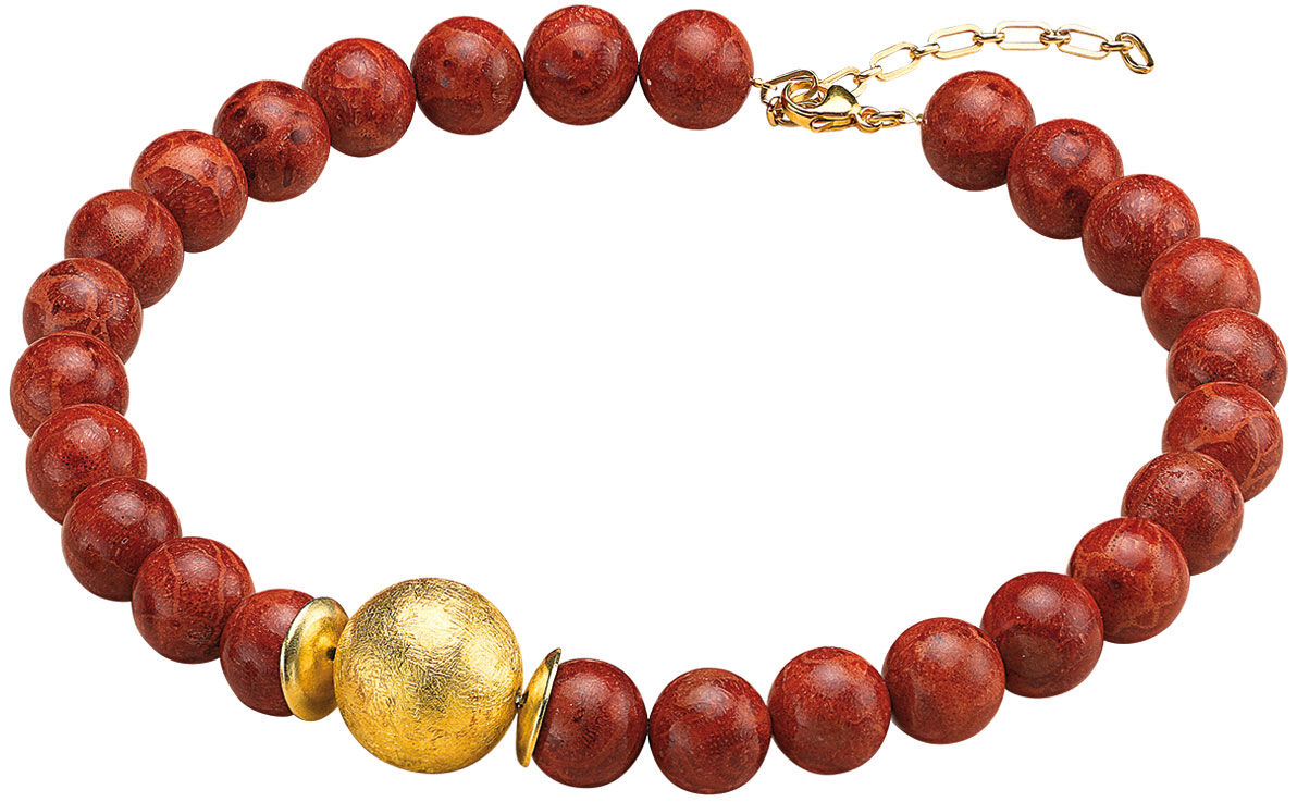 Collier "Goldfeuer" von Petra Waszak