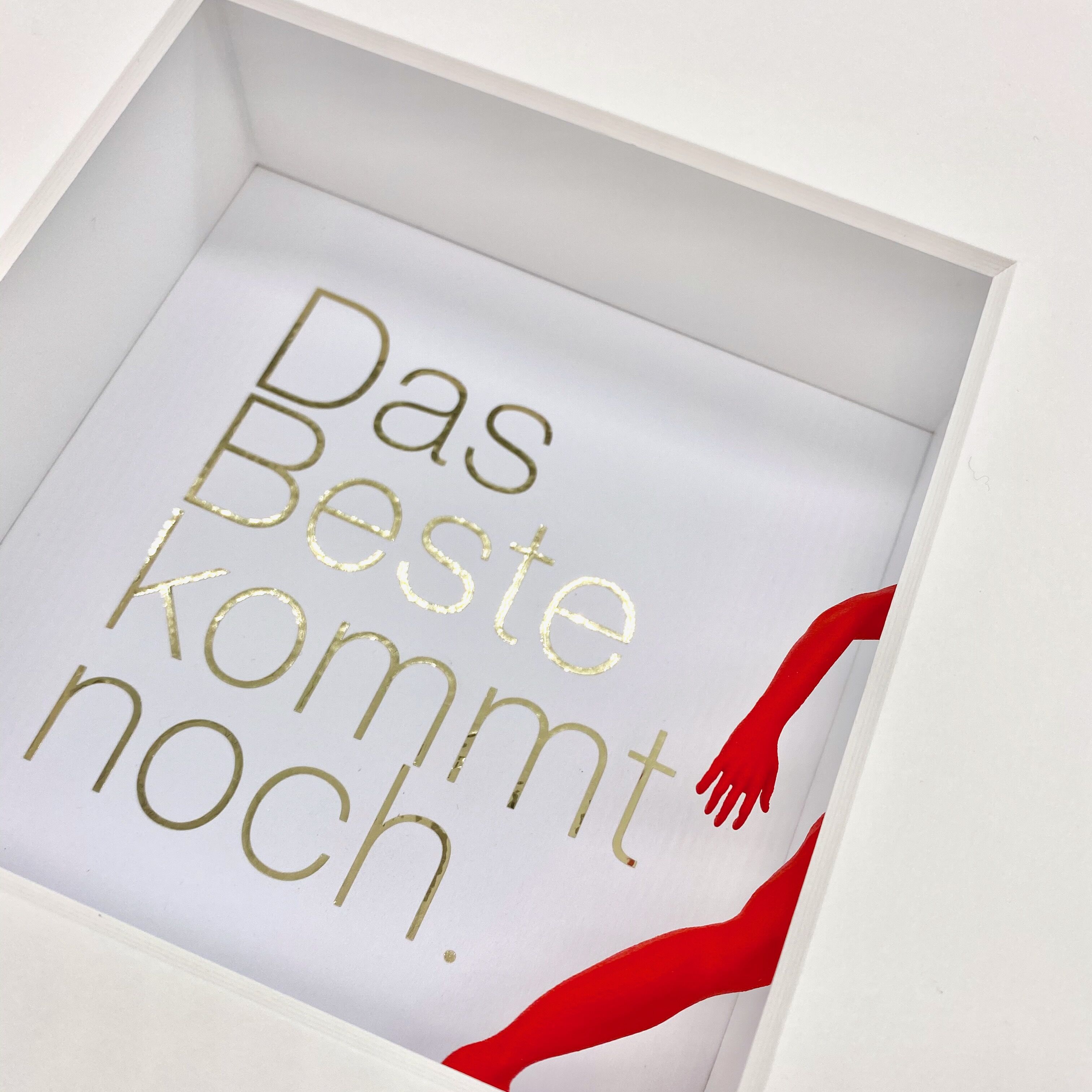 Quadro 3D "THE BEST IS YET TO COME", incorniciato di Ralf Birkelbach