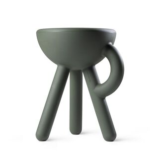 Beistelltisch "Tubby Stool olivegreen" (In- und Outdoor) - Design Gerard de Hoop
