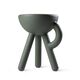 Tavolino "Tubby Stool olivegreen" (per uso interno ed esterno) – disegnato da Gerard de Hoop di  Werkwaardig