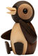 Figura in legno "Penguin Baby Snow" - Design di Chresten Sommer di Spring Copenhagen