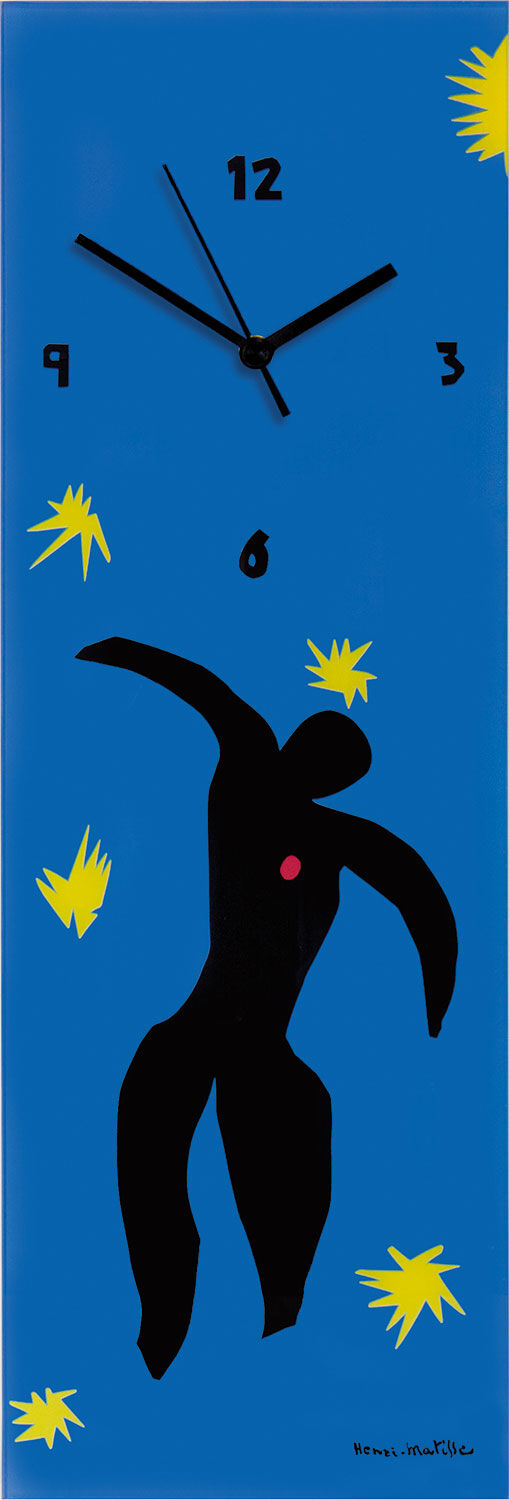 Wanduhr "Ikarus" (1947), Glas von Henri Matisse