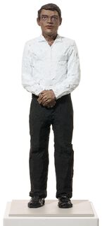 Sculpture « Homme en chemise blanche et pantalon noir » (2026)
