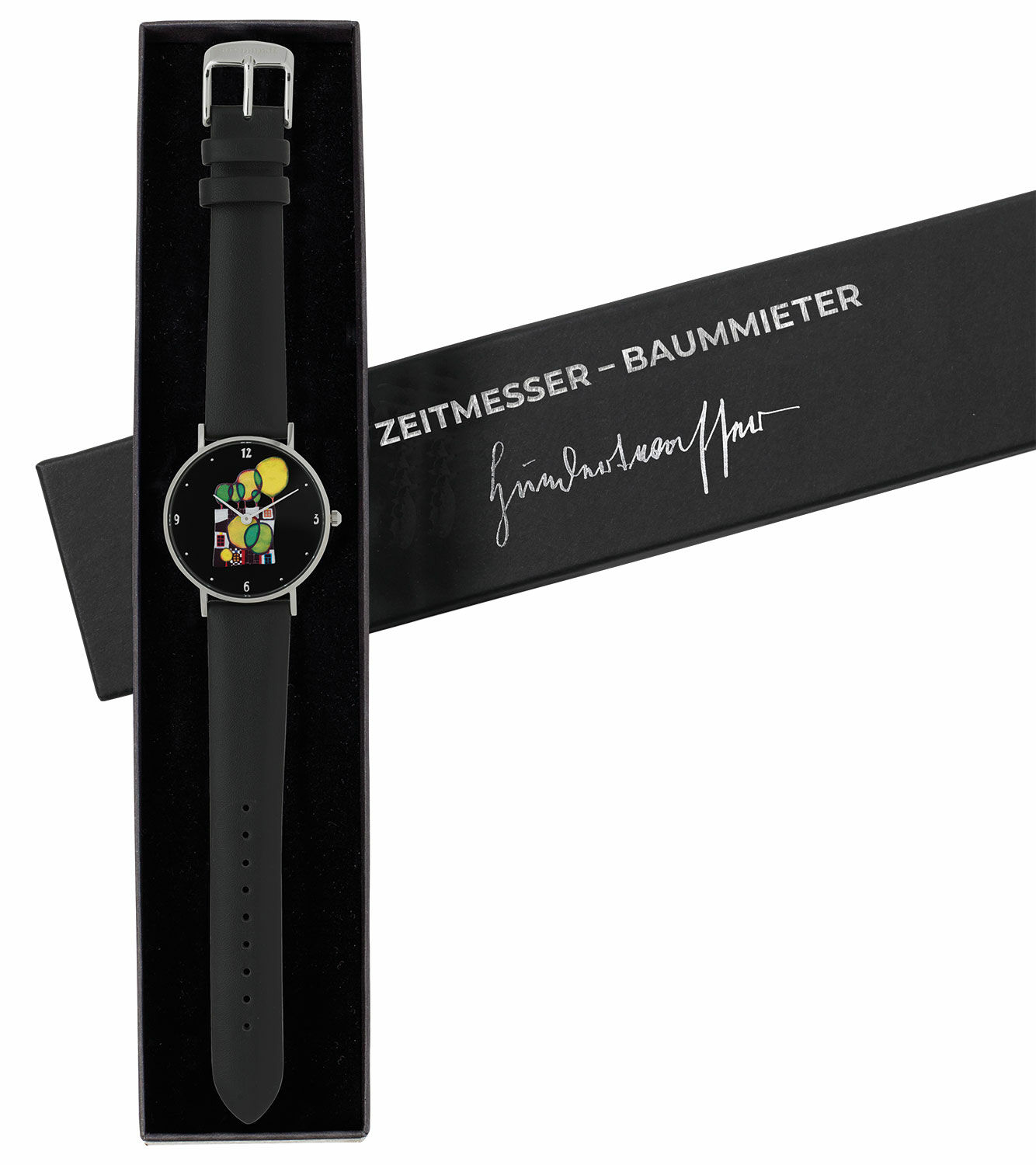 Künstler-Armbanduhr "Baummieter" von Friedensreich Hundertwasser