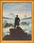 Picture "The Wanderer Above the Sea of Fog" (1818), framed