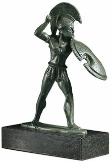 Sculpture "Attic Spearman", cast metal