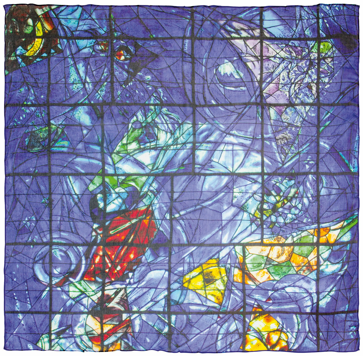 Silk scarf "The Creation of the World" by Marc Chagall