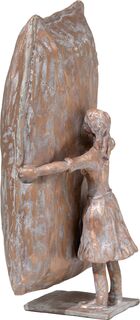 Skulptur "Frau Holle" (2024), brons