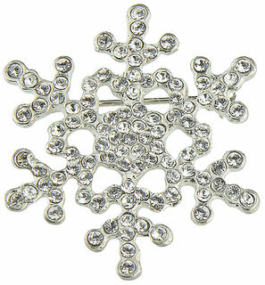 Christmas brooch "Snowflake"