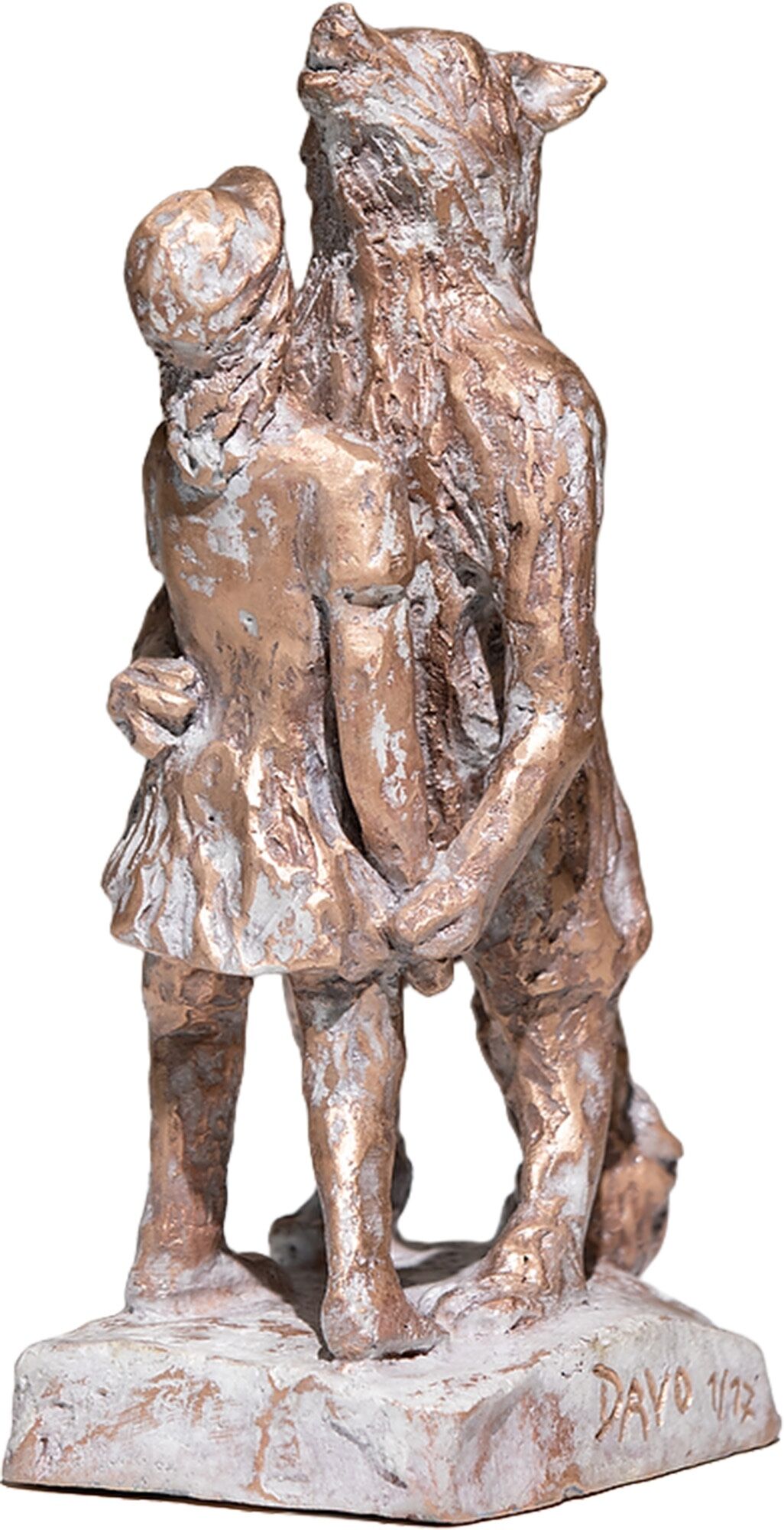 Socha "Červená Karkulka" (2025), bronz od Dagmar Vogt