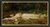 Bild "Ophelia" (um 1900), Version schwarz-goldfarben gerahmt