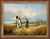 Bild "Der Sonntagsspaziergang" (1841), Version rotbraun gerahmt
