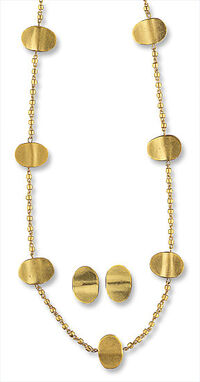 Schmuckset "Goldplättchen"