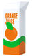 Ceramic vase / decorative object "Orange Juice" by Fluid Market