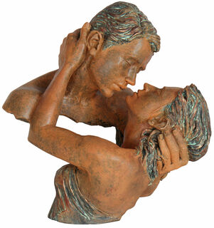 Skulptur "Passion", Kunstguss Steinoptik