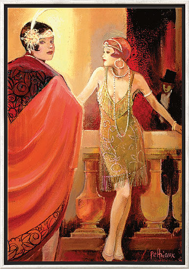 Bild "Capes et perles", gerahmt von Bernard Peltriaux