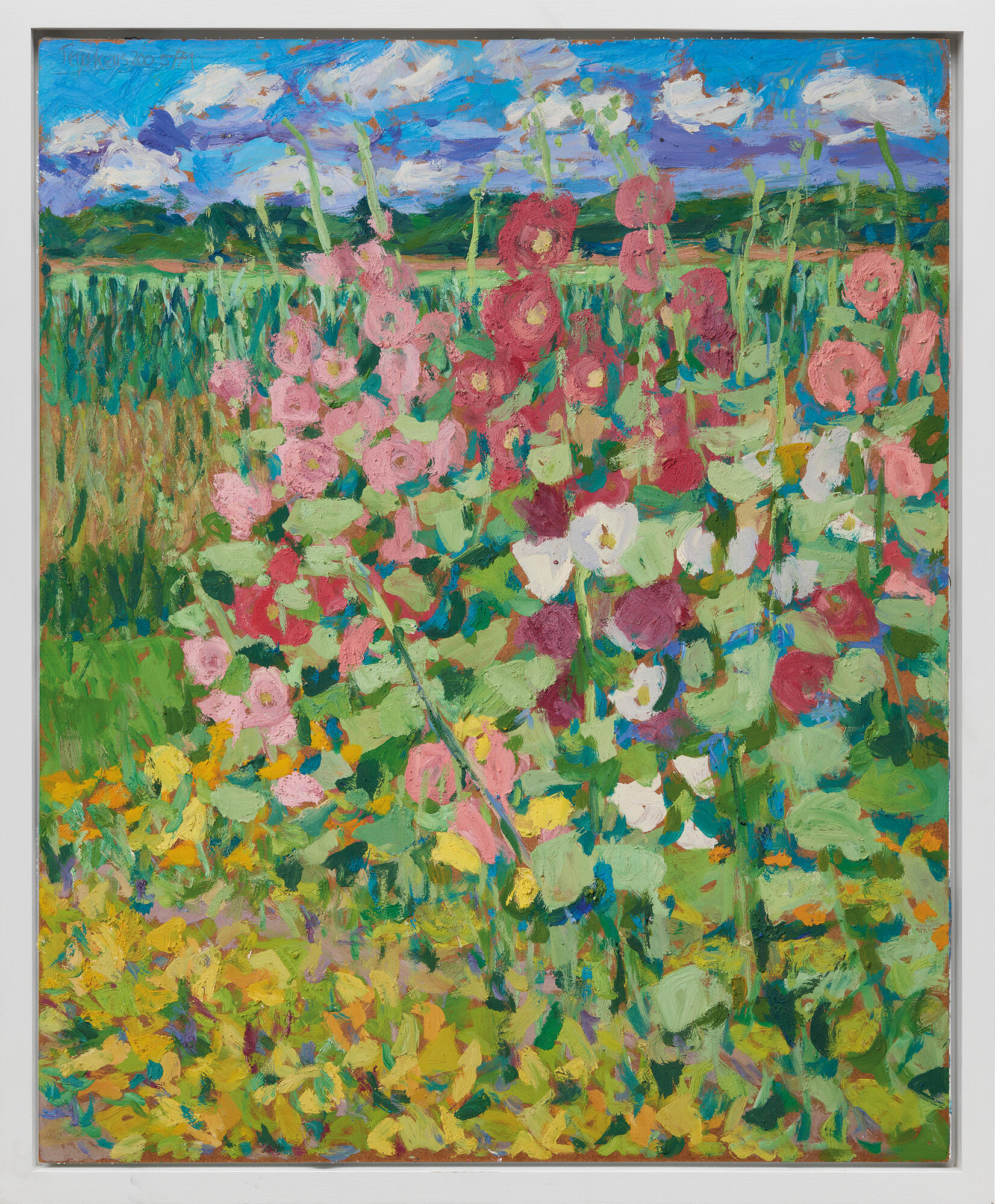 Obraz "Mallows and Clouds" (2005) (Unikátní dílo) od Theodor Gerkens
