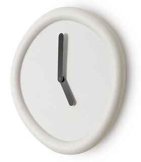 Wanduhr "Round Clock", hellgraue Version von Werkwaardig