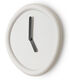 Wanduhr "Round Clock", hellgraue Version von Werkwaardig