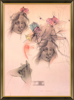 Picture "Della Primavera" (2005), framed