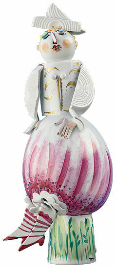 Sculpture "Balloon Dress", porcelain by Peter Strang