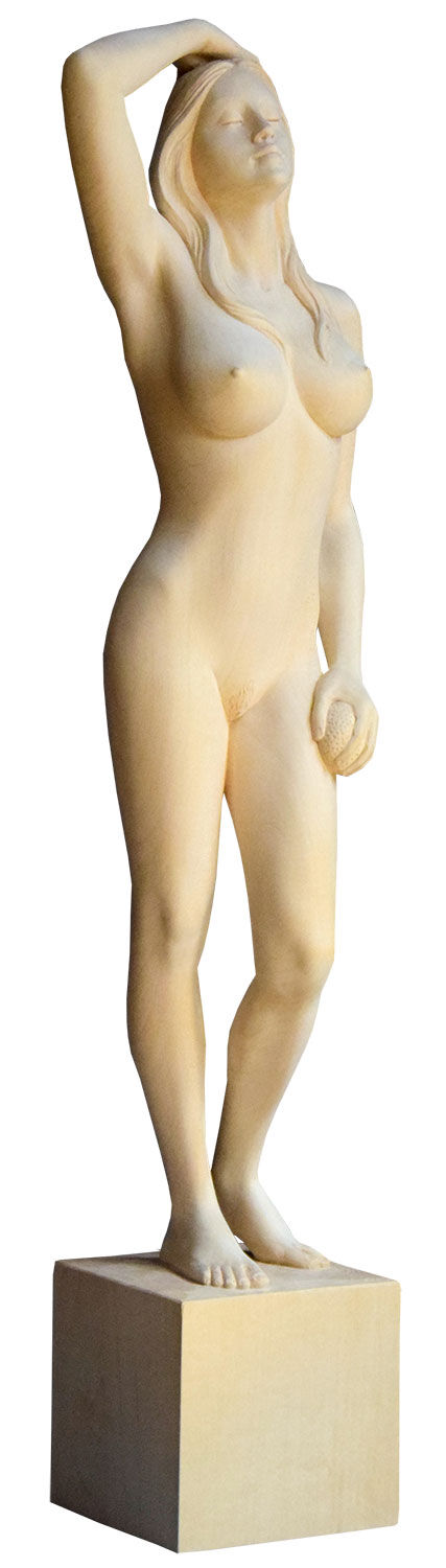 Wooden sculpture "Il Bagno" (2026) (Original / Unique piece) by Richard Senoner