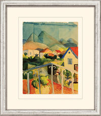 Bild "St. Germain bei Tunis" (1914), gerahmt