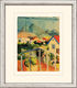 Obraz "St. Germain u Tunisu" (1914), rámováno od August Macke