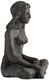Sculptuur "Zittende vrouw" (1912), brons van August Macke