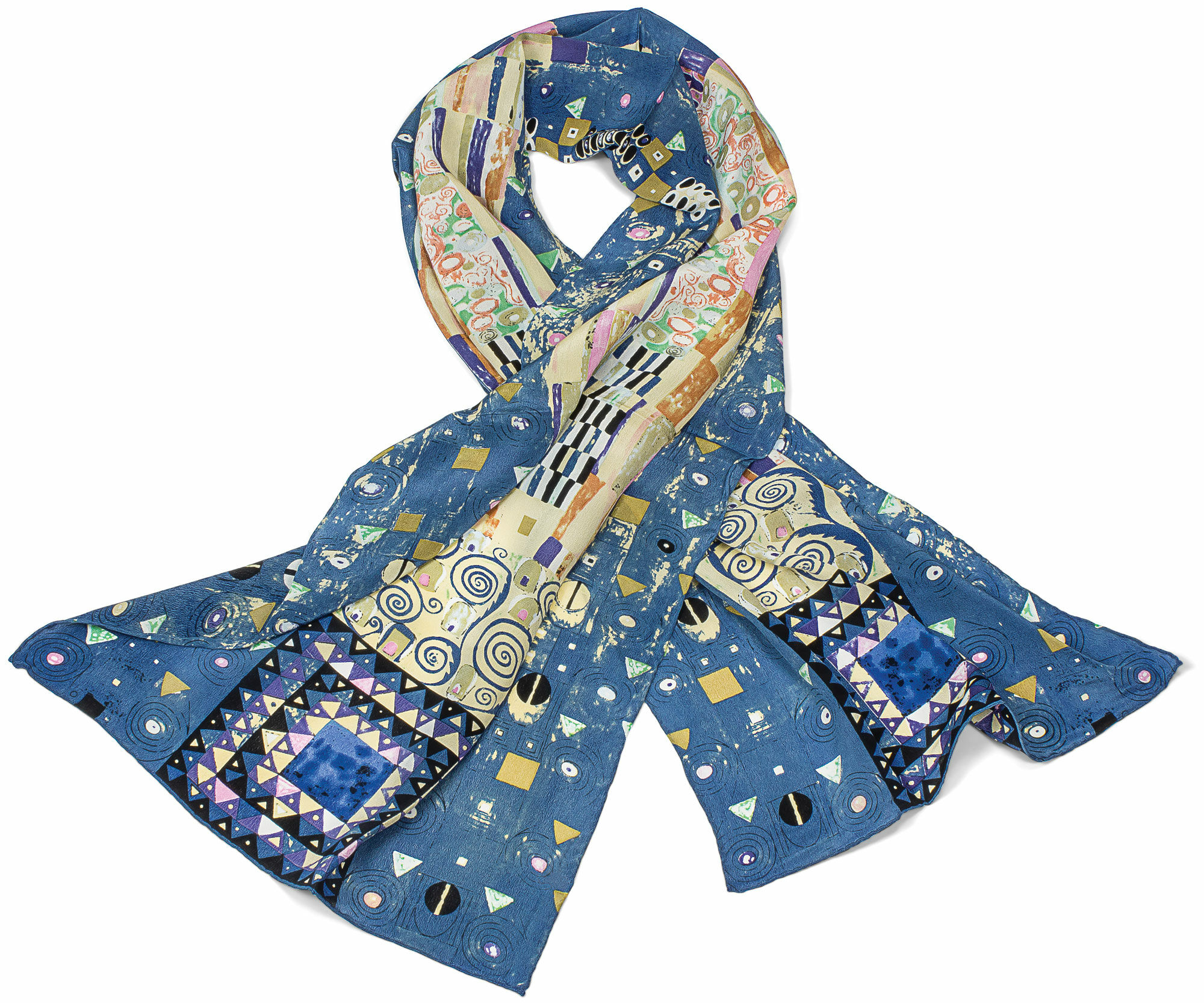 Zijden sjaal "Stoclet Frieze" von Gustav Klimt