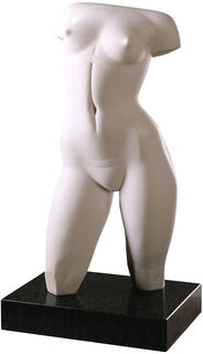 Skulptur "Weiblicher Torso", Version in Kunstmarmor