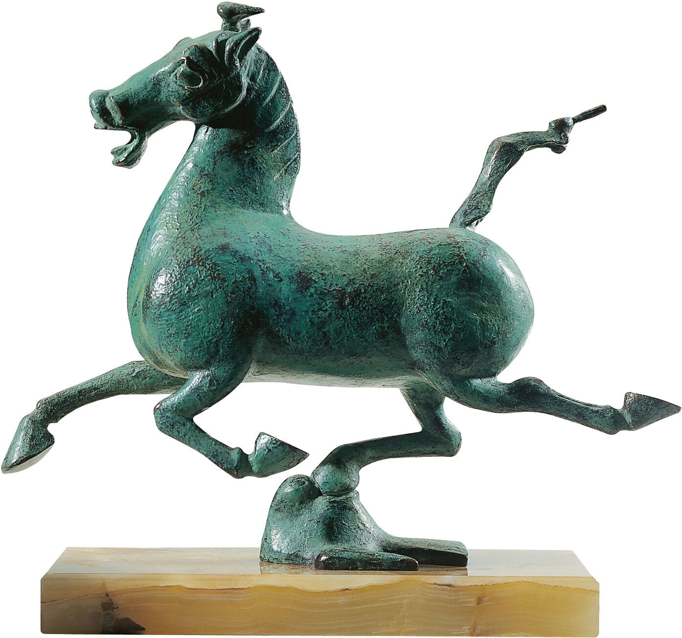 Skulptur "Das fliegende Pferd aus Gansu", Bronze