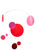 Ceiling mobile "Red Confetti"