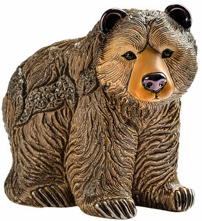 Ceramic figurine "Grizzly Bear"