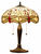 Table lamp "Dragonfly", beige version - after Louis C. Tiffany