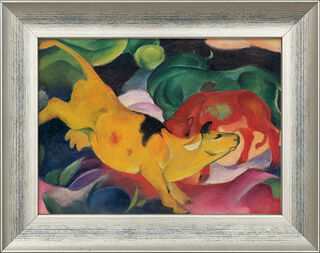 Picture "Cows Yellow-Red-Green" (1912), framed