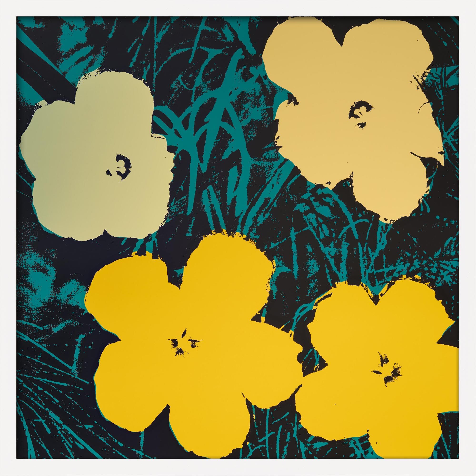 Picture "Sunday B. Morning Flowers Yellow, Light Yellow" by Andy Warhol