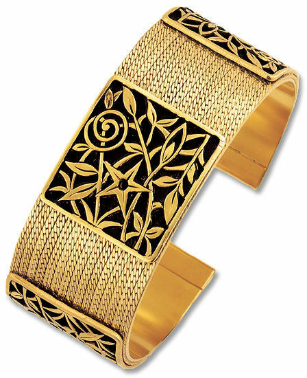 Armband "Bloesem van Art Nouveau" - naar Gustav Klimt von Petra Waszak