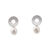 Stud earrings "Estelle" with pearls