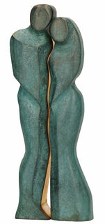 Skulptur "Paar", Bronze