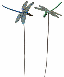 Garden stakes "Dragonflies", 2-pcs.