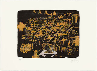Billede "Lettres" (1983) von Antoni Tàpies
