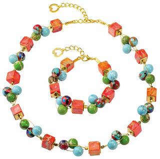 Jewellery set "Highway and Byways" - after Paul Klee